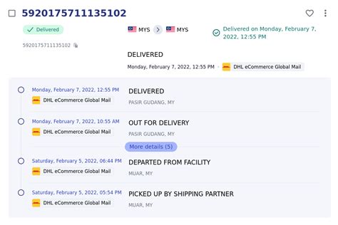 postal delivery tracking